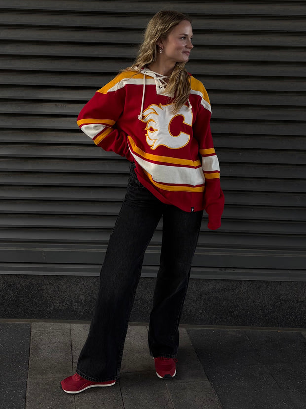 '47 BRAND NHL Calgary Flames Lacer Fleece Hoodie