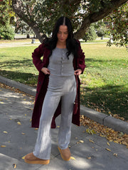 DEX Cable Knit Cardigan & Pant Set