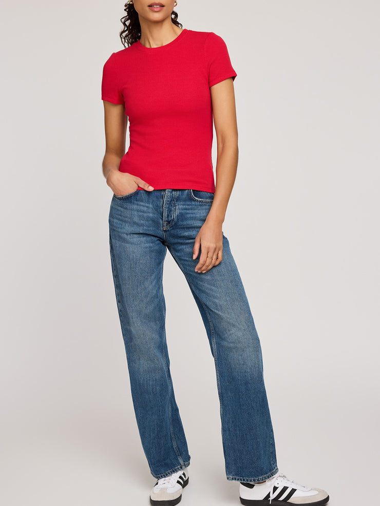 GENTLE FAWN Tate Ribbed Tee