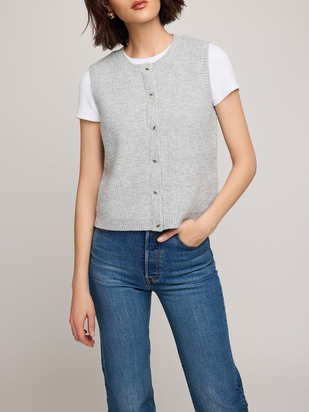 GENTLE FAWN Winnie Button Front Knit Vest