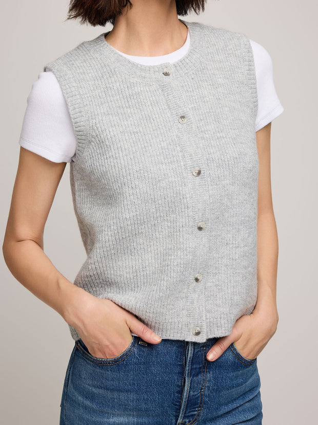 GENTLE FAWN Winnie Button Front Knit Vest