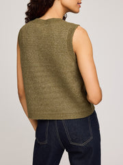 GENTLE FAWN Winnie Button Front Knit Vest