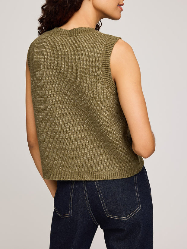 GENTLE FAWN Winnie Button Front Knit Vest