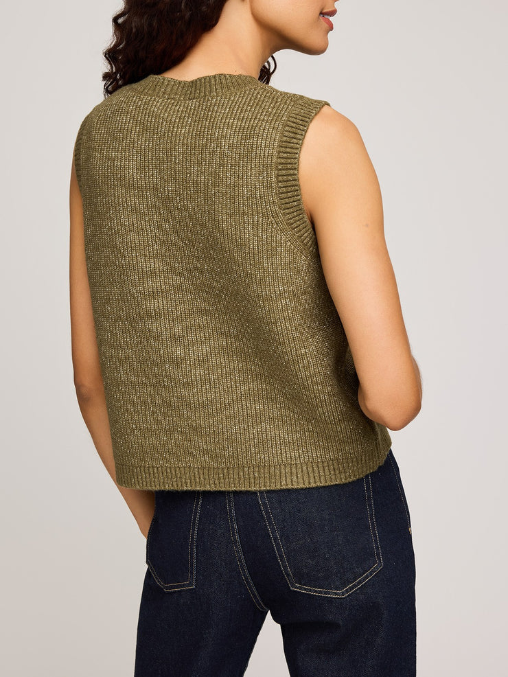 GENTLE FAWN Winnie Button Front Knit Vest