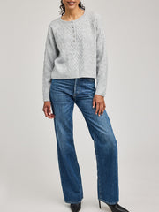 GENTLE FAWN Aspen Cable Knit Button Front Sweater
