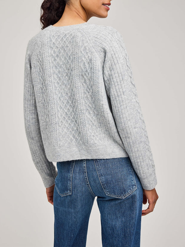 GENTLE FAWN Aspen Cable Knit Button Front Sweater