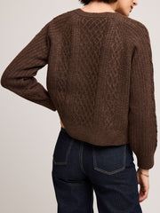 GENTLE FAWN Aspen Cable Knit Button Front Sweater
