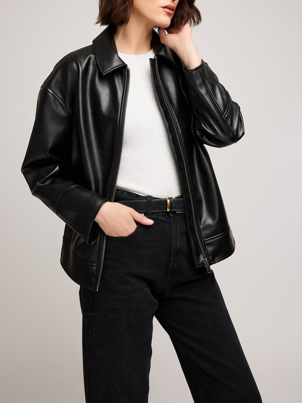 GENTLE FAWN Audrey Faux Leather Jacket