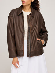 GENTLE FAWN Audrey Faux Leather Jacket