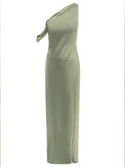 RUNAWAY THE LABEL Gia One-Shoulder Maxi Dress