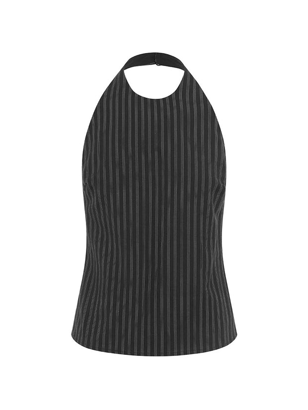 RUNAWAY THE LABEL Heather Backless Top