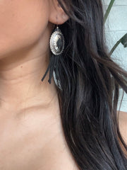 CINDER & SAGE Jolene Bolo Fringe Earrings