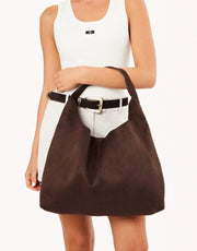 BILLINI Remi Faux Suede Shoulder Bag