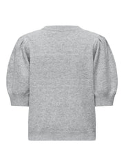 ONLY Rica Half-Sleeve Knit Crewneck Pullover Sweater