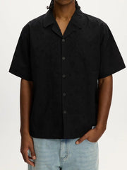 KUWALLA Floral Embroidered Yacht Shirt