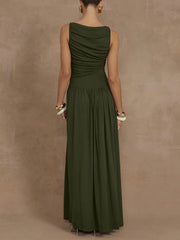 RUNAWAY THE LABEL Nalla Ruched Maxi Dress