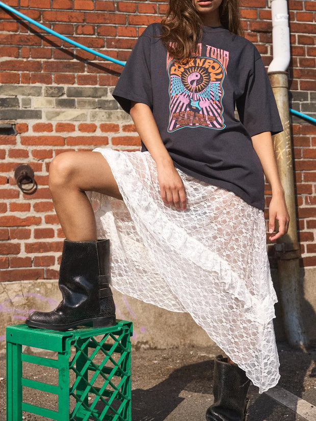 NOISY MAY Lacey Midi Skirt