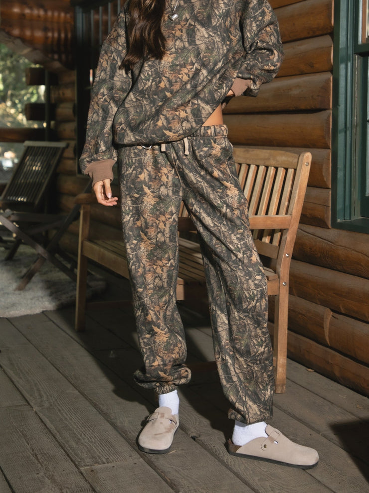 27 Camo Fleece Sweatpants