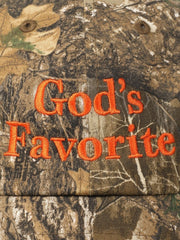 27 'God's Favorite' Camo Baseball Cap