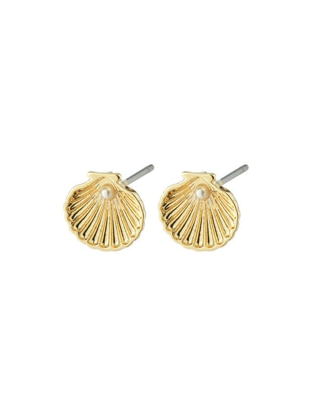 PILGRIM Opal Seashell Earrings
