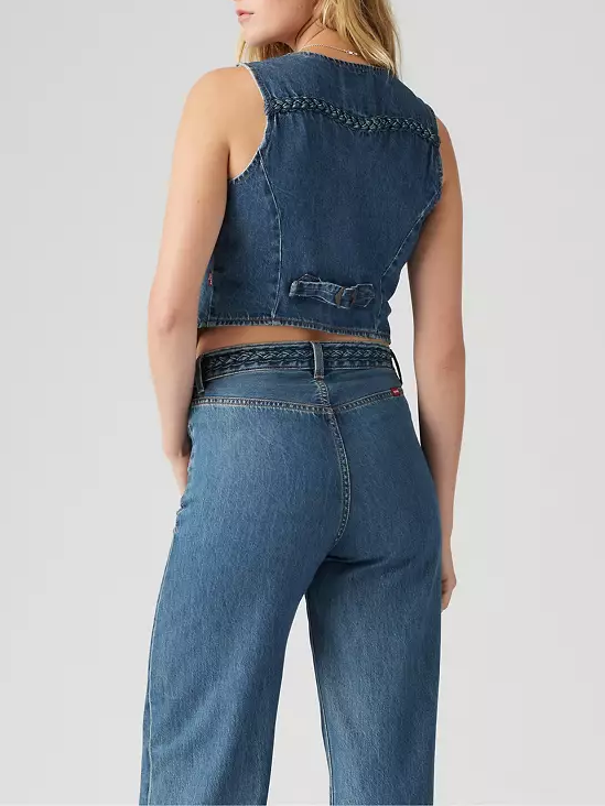 LEVI'S Braided Denim Vest