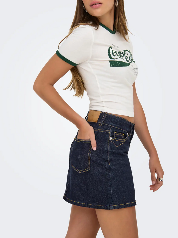 ONLY Denim Mini Skirt
