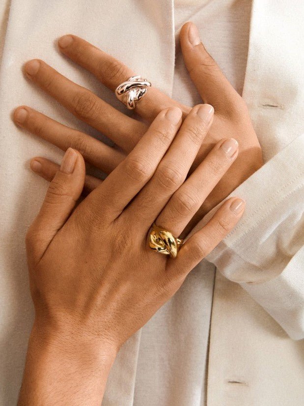 PILGRIM Unfold Twisted Ring