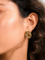 PILGRIM Unfold Spiral Earrings
