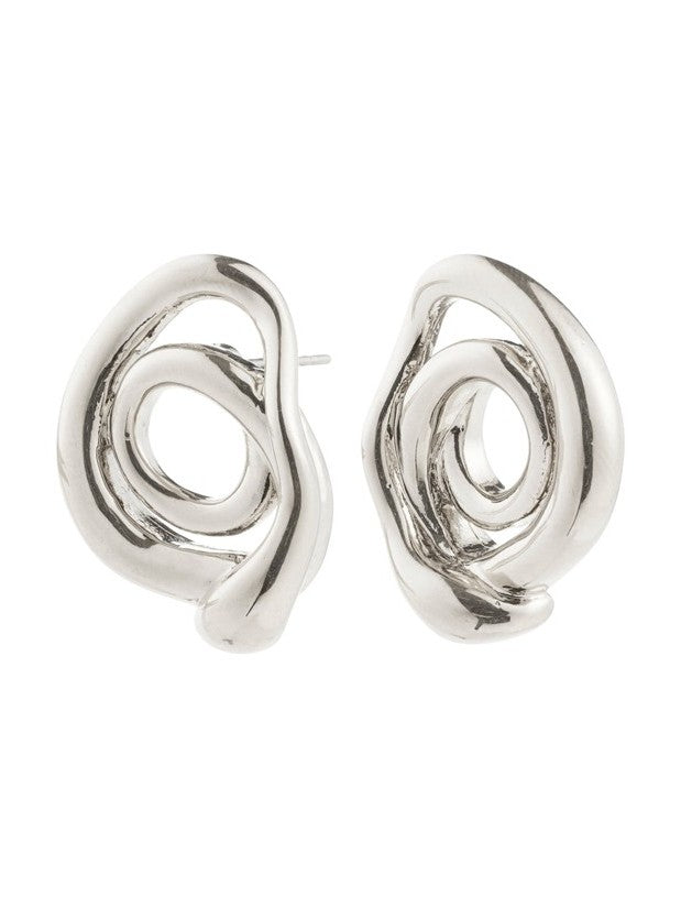 PILGRIM Unfold Spiral Earrings
