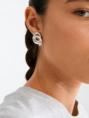 PILGRIM Unfold Spiral Earrings