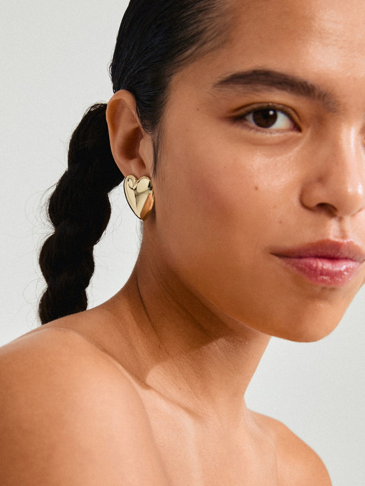 PILGRIM Annemette Heart Earrings