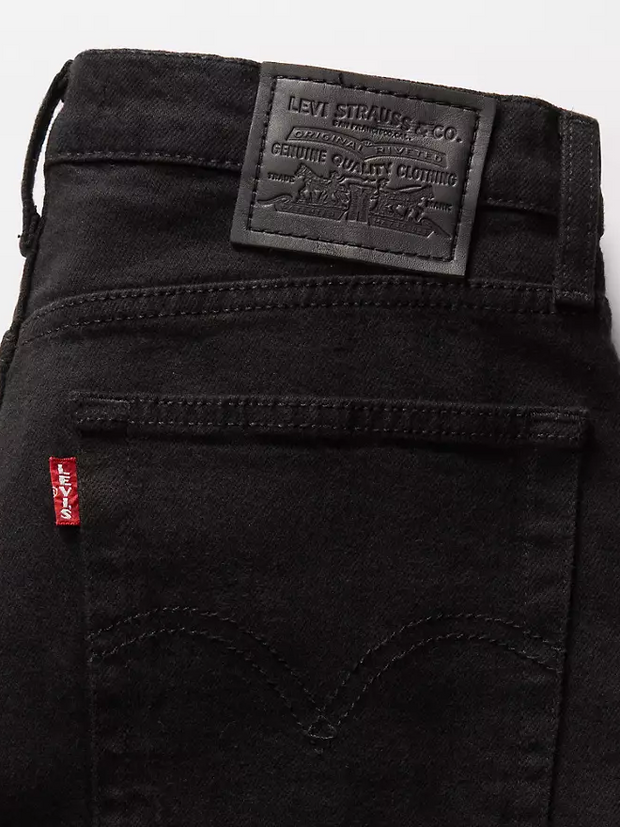 LEVI'S Wedgie Straight Leg Jean - Black Sprout