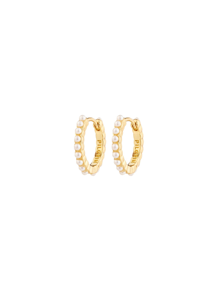 PILGRIM Kalia Pearl Hoop Earrings