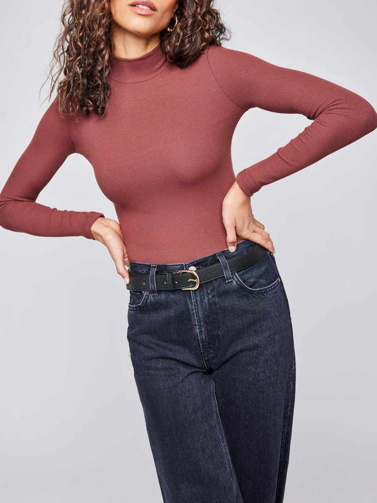 GENTLE FAWN Wren Long Sleeve Mockneck Top