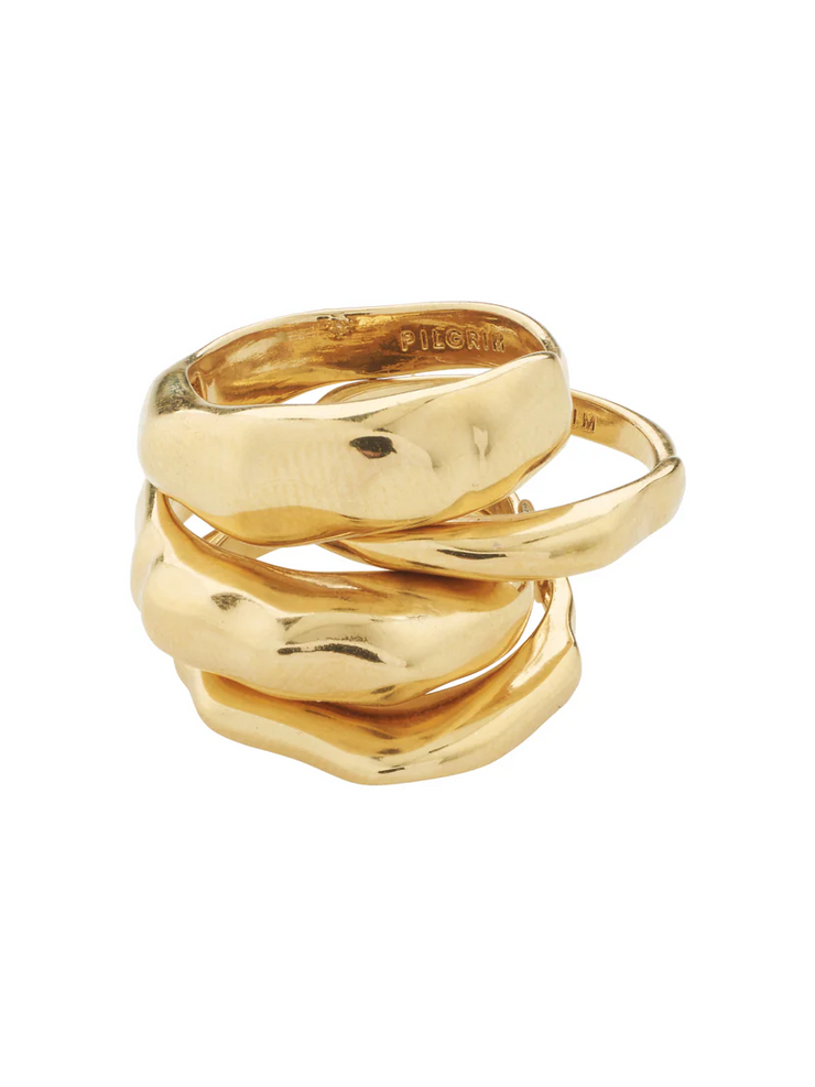 PILGRIM Asher 4-in-1 Ring Set