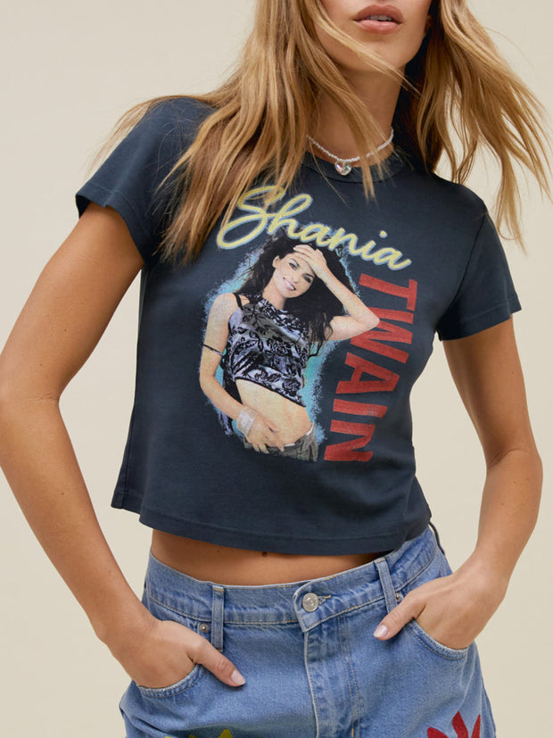 DAYDREAMER Shania Twain Up! Single Shrunken Tee