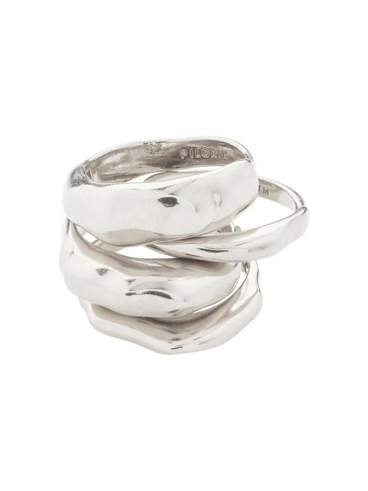 PILGRIM Asher 4-in-1 Ring Set