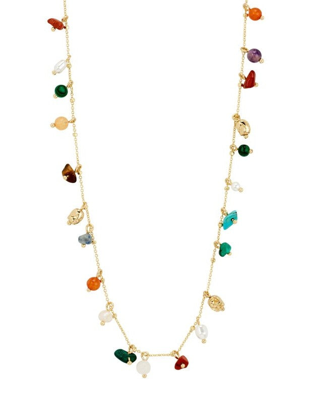 PILGRIM Between Stone Charm Necklace