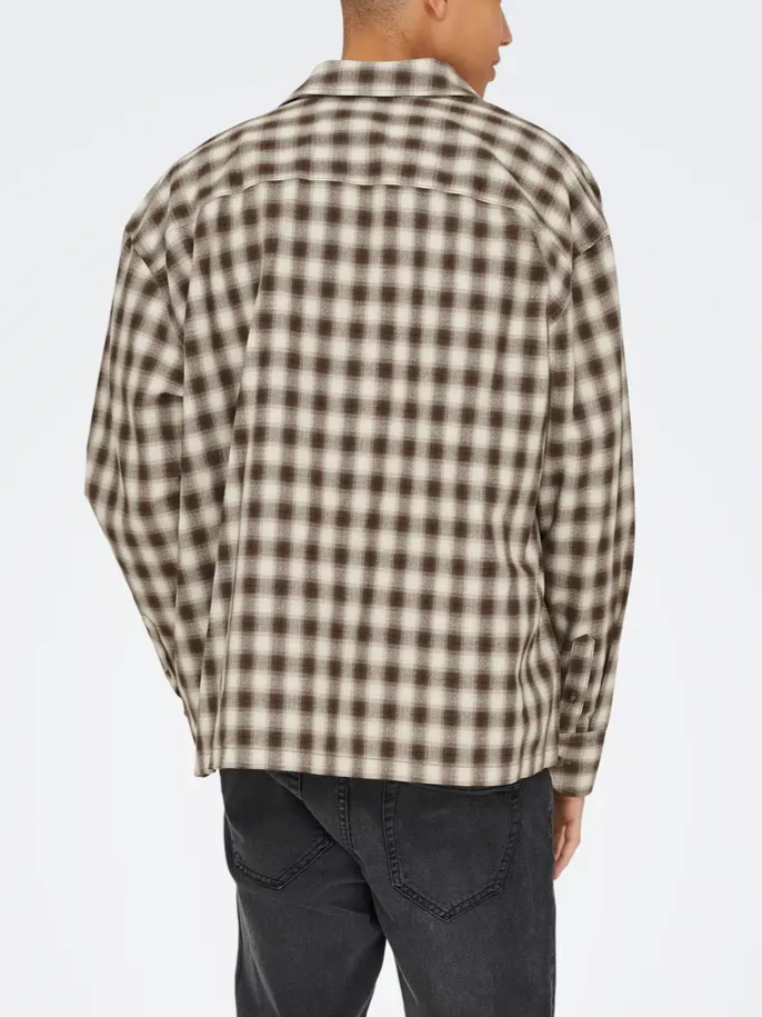 ONLY + SONS Elliot Button Up Long Sleeve