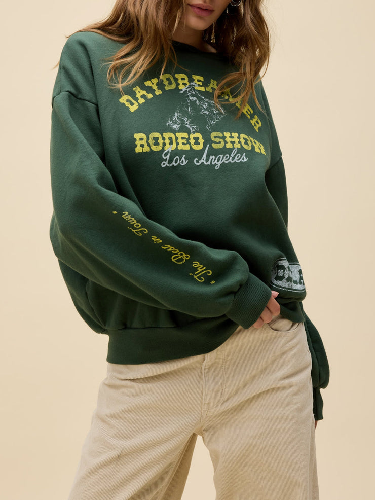 DAYDREAMER Rodeo Show Oversized Crewneck Sweatshirt