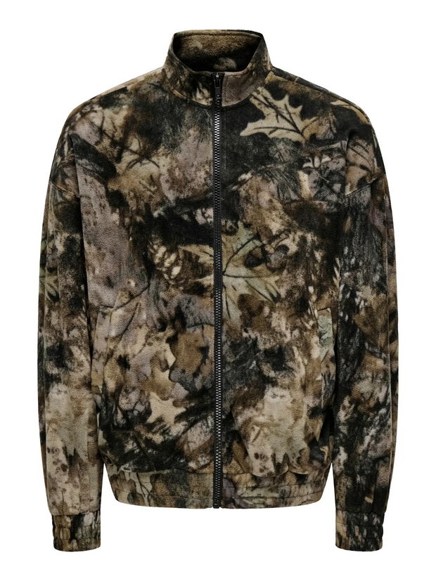 ONLY + SONS Billy Vintage Fleece Zip Up