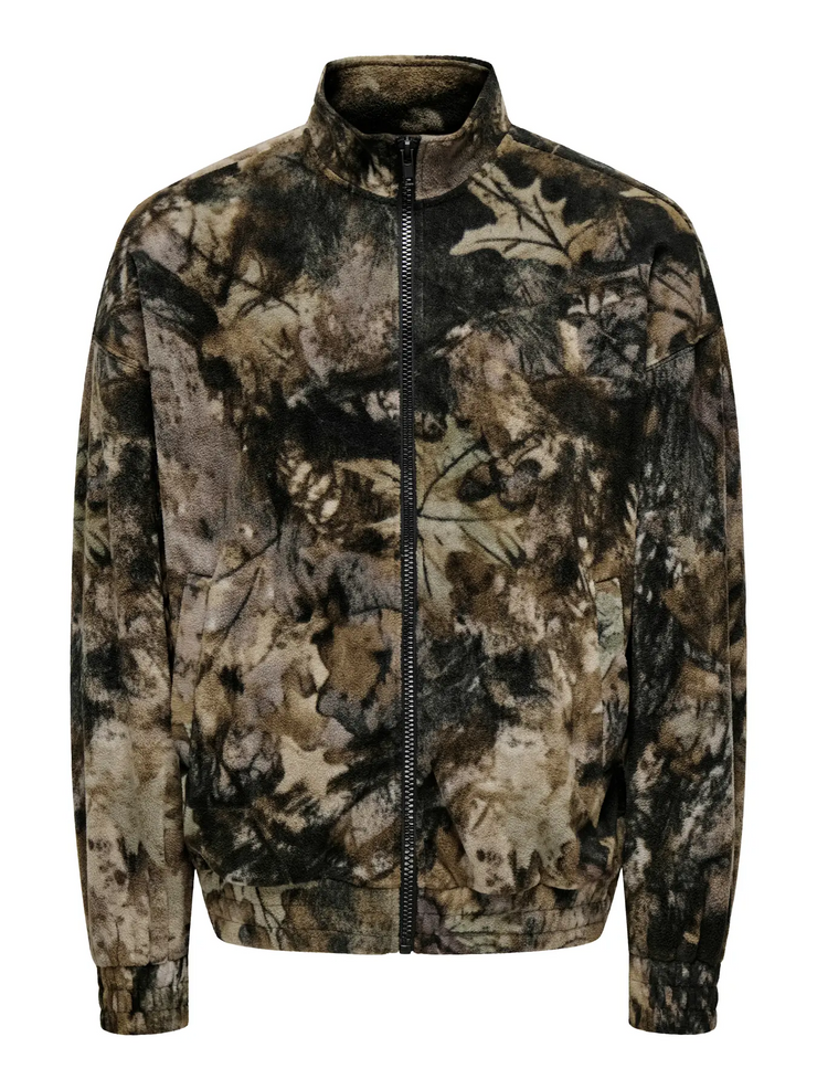 ONLY + SONS Billy Vintage Fleece Zip Up