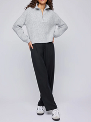 GENTLE FAWN Georgie Half-Zip Pullover Sweater