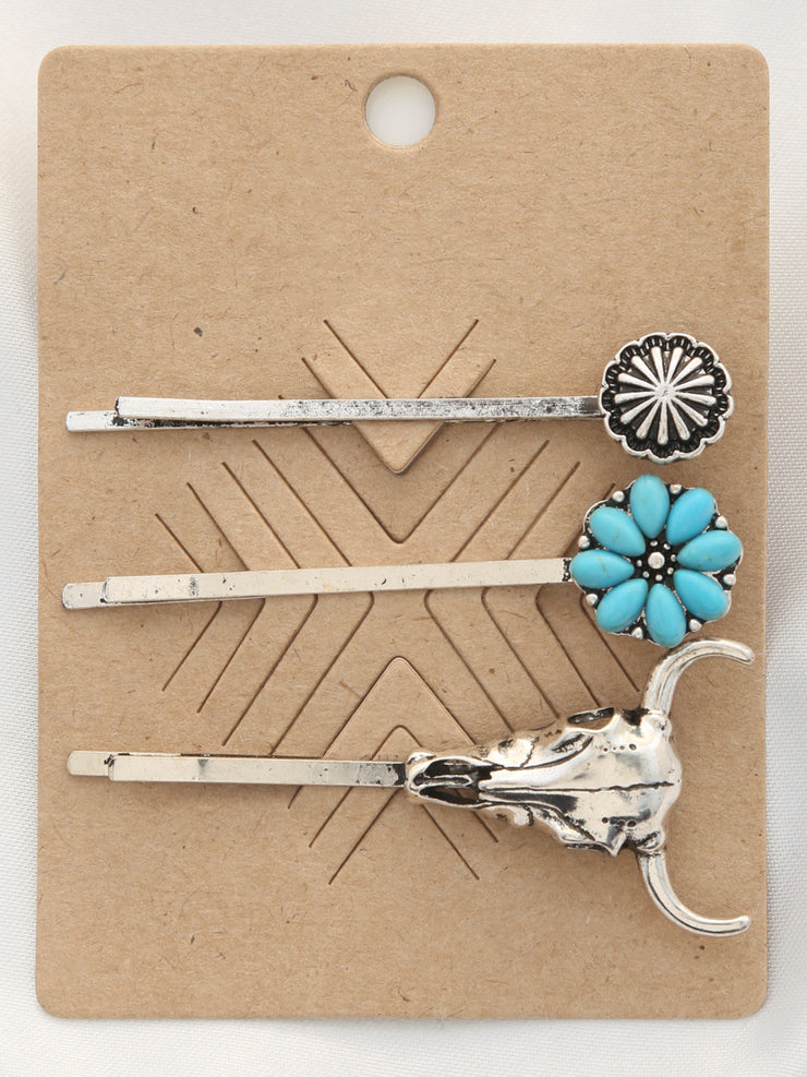 27 Western Hair Pin Trio Set