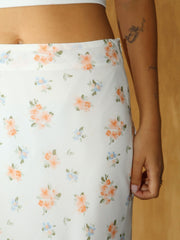 27 Chiffon Floral Maxi Skirt