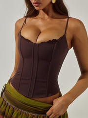 RUNAWAY THE LABEL Valerie Bustier Top