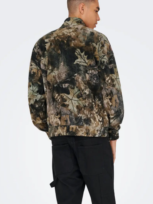 ONLY + SONS Billy Vintage Fleece Zip Up