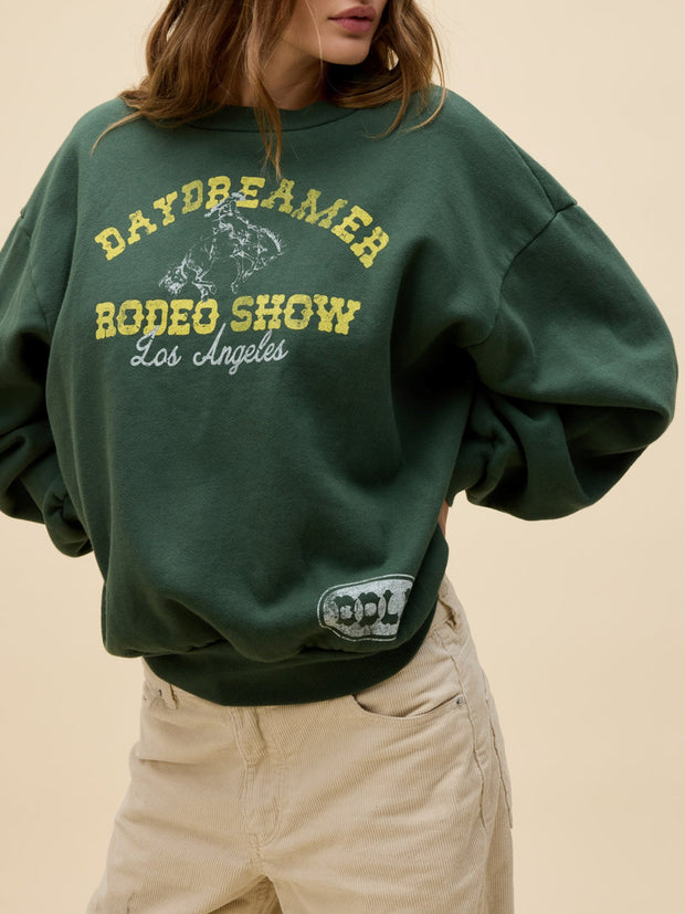 DAYDREAMER Rodeo Show Oversized Crewneck Sweatshirt