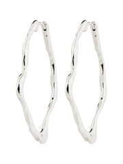 PILGRIM Dylan Organic Shaped Hoop Earrings