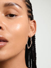 PILGRIM Dylan Organic Shaped Hoop Earrings